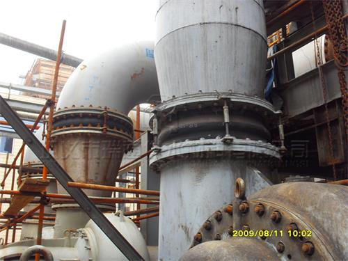 洛陽首陽山電廠DN1200纏繞式橡膠膨脹節(jié)